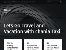 Tablet Screenshot of chania-taxi.com